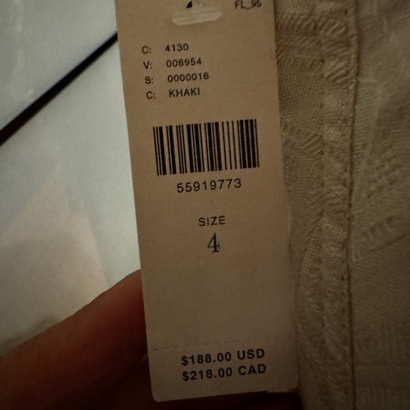 Anthropologie Orla Embroidered Dress NWT Size 4 With Pockets 100% Cotton - Picture 10 of 10